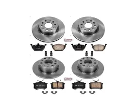 Power Stop Autospecialty Brake Kit Front & Rear Volkswagen Jetta 2013-2015
