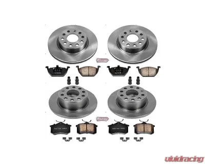 Power Stop Autospecialty Brake Kit Front & Rear Volkswagen Jetta 2013-2015 - KOE7242