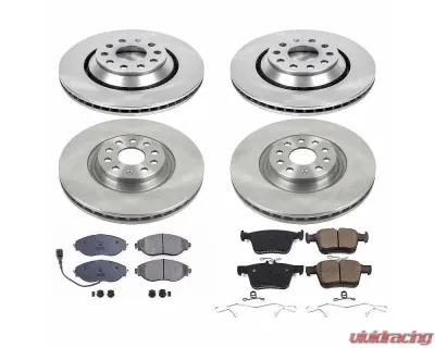 Power Stop Autospecialty Brake Kit Front & Rear Volkswagen Golf R 2015-2019 - KOE7253