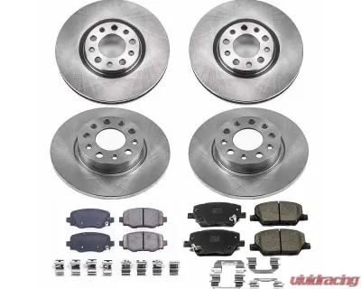 Power Stop Autospecialty Brake Kit Front & Rear Fiat 500X 2016-2018 - KOE7300