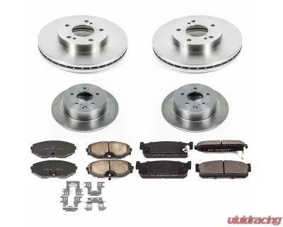 Power Stop Autospecialty Brake Kit Front & Rear Infiniti Q45 1994-1996 - KOE734