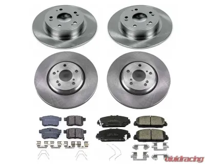 Power Stop Autospecialty Brake Kit Front & Rear Honda Accord 2016-2017 - KOE7348