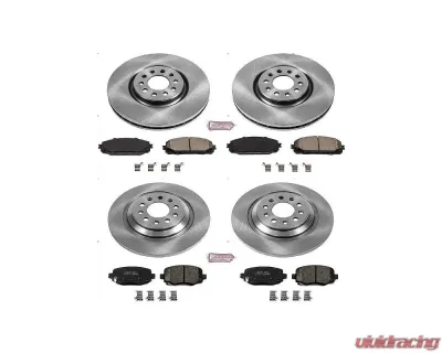 Power Stop Autospecialty Brake Kit Front & Rear Jeep Cherokee 2017-2019 - KOE7415