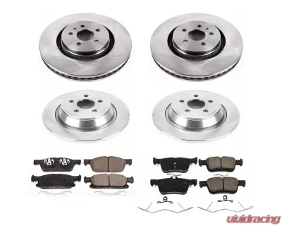 Power Stop Autospecialty Brake Kit Front & Rear Lincoln Continental 2017-2018 - KOE7416