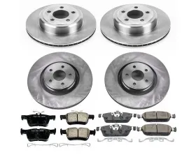 Power Stop Autospecialty Brake Kit Front & Rear Lincoln MKC 2015-2017