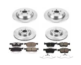 Power Stop Autospecialty Brake Kit Front & Rear Lincoln Continental 2017-2018