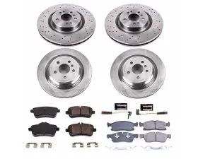 Power Stop Autospecialty Brake Kit Front & Rear Mercedes-Benz GLE300d 2016