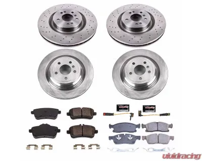 Power Stop Autospecialty Brake Kit Front & Rear Mercedes-Benz GLE300d 2016 - KOE7437