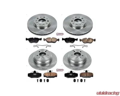 Power Stop Autospecialty Brake Kit Front & Rear Volvo 850 1997 - KOE7498