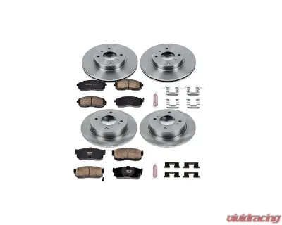 Power Stop Autospecialty Brake Kit Front & Rear Infiniti G20 1999-2001 - KOE750