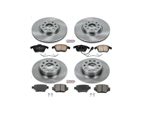 Power Stop Autospecialty Brake Kit Front & Rear Volkswagen Passat 2015-2018