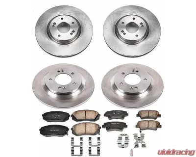Power Stop Autospecialty Brake Kit Front & Rear Hyundai Sonata 2016 - KOE7508