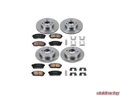 Power Stop Autospecialty Brake Kit Front & Rear Infiniti G20 2001-2002 - KOE751