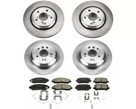 Power Stop Autospecialty Brake Kit Front & Rear Honda Pilot 2016-2019