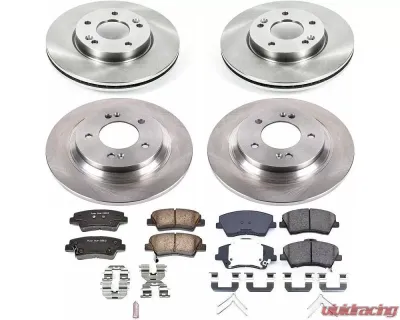 Power Stop Autospecialty Brake Kit Front & Rear Hyundai Elantra GT 2018-2019 - KOE7580