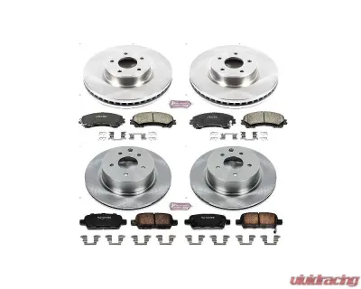 Power Stop Autospecialty Brake Kit Front & Rear Infiniti QX50 2016-2017 - KOE7584