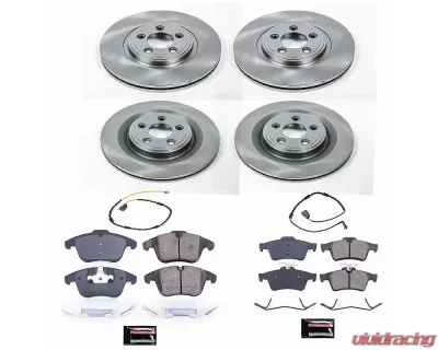 Power Stop Autospecialty Brake Kit Front & Rear Jaguar XF 2013-2015 - KOE7592