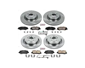 Power Stop Autospecialty Brake Kit Front & Rear Land Rover LR4 2011-2016