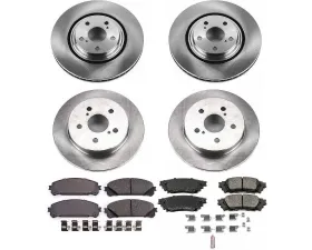 Power Stop Autospecialty Brake Kit Front & Rear Lexus NX200t 2015-2017