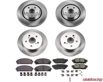 Power Stop Autospecialty Brake Kit Front & Rear Lexus NX200t 2015-2017 - KOE7605