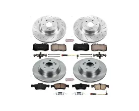 Power Stop Autospecialty Brake Kit Front & Rear Mercedes-Benz E350 2010-2016