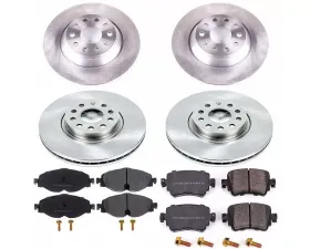 Power Stop Autospecialty Brake Kit Front & Rear Volkswagen Golf 2017-2018