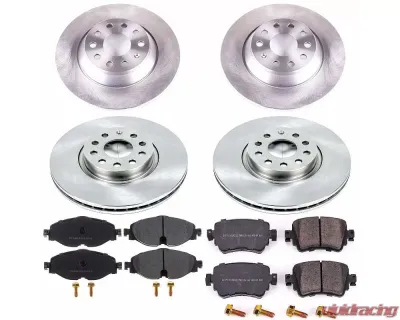 Power Stop Autospecialty Brake Kit Front & Rear Volkswagen Golf 2017-2018 - KOE7634