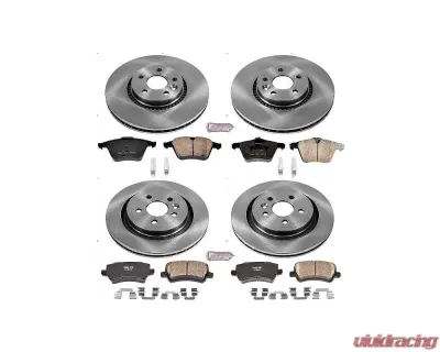 Power Stop Autospecialty Brake Kit Front & Rear Volvo S60 2015-2018 - KOE7637
