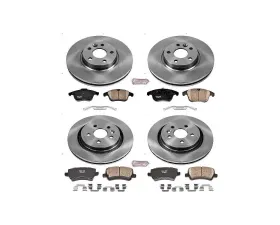 Power Stop Autospecialty Brake Kit Front & Rear Volvo S60 2017-2018