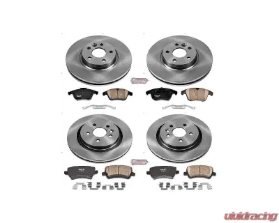 Power Stop Autospecialty Brake Kit Front & Rear Volvo S60 2017-2018 - KOE7638