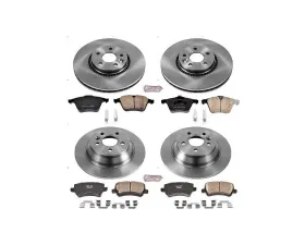 Power Stop Autospecialty Brake Kit Front & Rear Volvo S80 2016