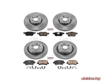 Power Stop Autospecialty Brake Kit Front & Rear Volvo XC60 2017 - KOE7643