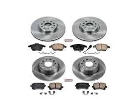 Power Stop Autospecialty Brake Kit Front & Rear Volkswagen CC 2009-2017