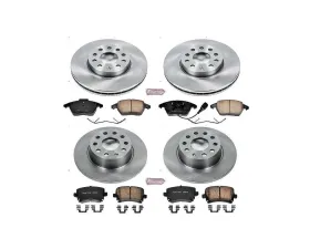 Power Stop Autospecialty Brake Kit Front & Rear Volkswagen Golf 2010