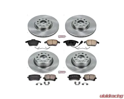 Power Stop Autospecialty Brake Kit Front & Rear Volkswagen Passat 2009 - KOE7838