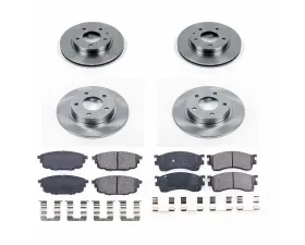Power Stop Autospecialty Brake Kit Front & Rear Mazda Protege 2001-2003