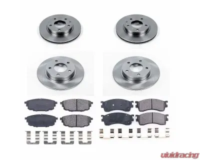 Power Stop Autospecialty Brake Kit Front & Rear Mazda Protege 2001-2003 - KOE789