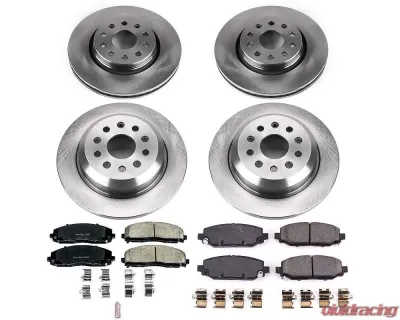 Power Stop Autospecialty Brake Kit Front & Rear Jeep Wrangler 2018-2019 - KOE7938