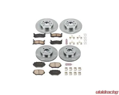 Power Stop Autospecialty Brake Kit Front & Rear Mazda Miata 1994-1997 - KOE794