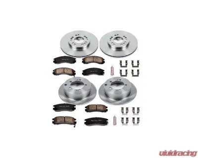 Power Stop Autospecialty Brake Kit Front & Rear Eagle Talon 1995-1997 - KOE802