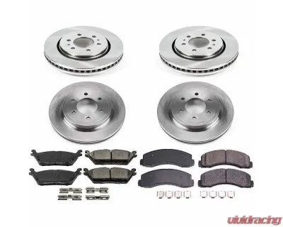 Power Stop Autospecialty Brake Kit Front & Rear Ford Expedition 2018 - KOE8026