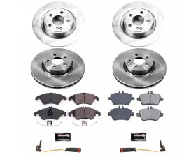 Power Stop Autospecialty Brake Kit Front & Rear Mercedes-Benz SLC300 2018