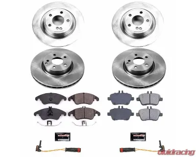 Power Stop Autospecialty Brake Kit Front & Rear Mercedes-Benz SLC300 2018 - KOE8056