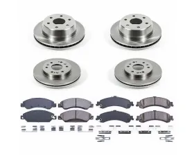Power Stop Autospecialty Brake Kit Front & Rear GMC Sierra 1500 2005-2006