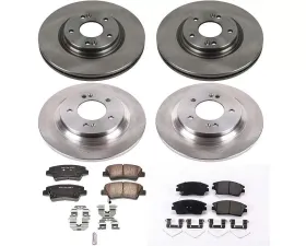 Power Stop Autospecialty Brake Kit Front & Rear Hyundai Elantra GT 2018-2019