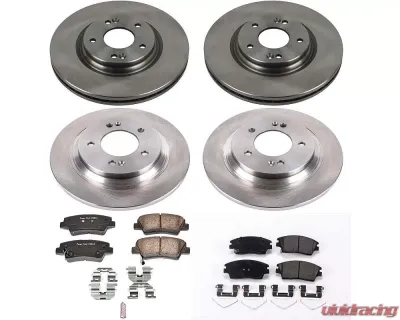 Power Stop Autospecialty Brake Kit Front & Rear Hyundai Elantra GT 2018-2019 - KOE8284