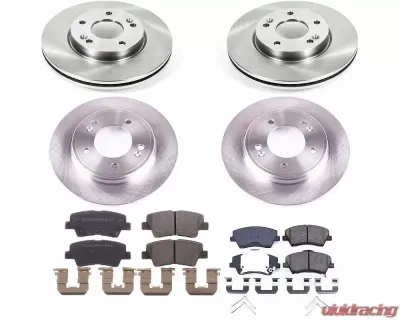 Power Stop Autospecialty Brake Kit Front & Rear Hyundai Elantra 2019 - KOE8344