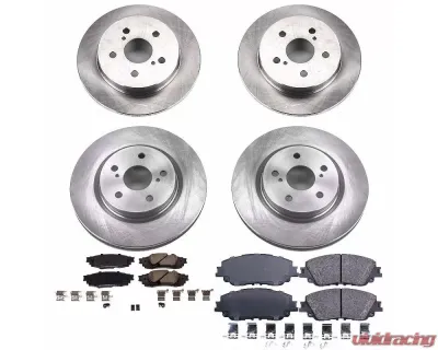 Power Stop Autospecialty Brake Kit Front & Rear Lexus ES350 2019 - KOE8348