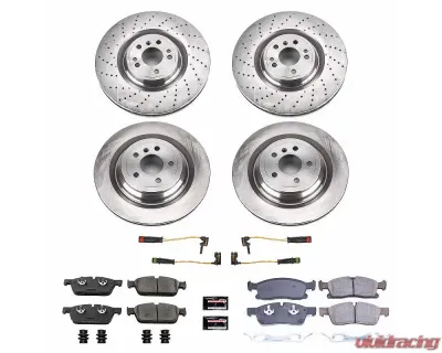 Power Stop Autospecialty Brake Kit Front & Rear Mercedes-Benz GLS550 2019 - KOE8354