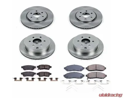 Power Stop Autospecialty Brake Kit Front & Rear Nissan Frontier 2019 - KOE8358